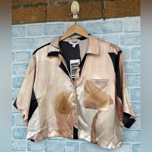 Kristen Giorgi x Lunya Washable Silk top size large - Picture 3 of 16